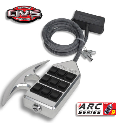 AVS BILLET AXE 9-SWITCH SERIES (ROCKER) - FREE SHIPPING