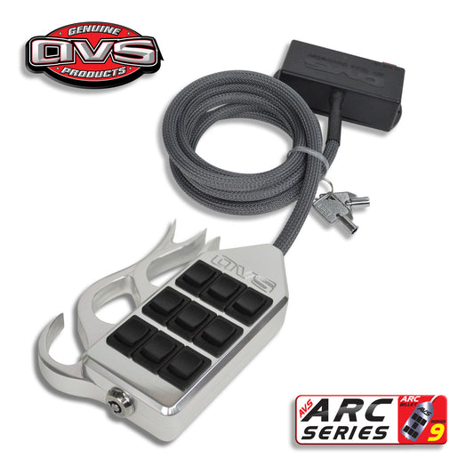 AVS BILLET FLAMES 9-SWITCH SERIES (ROCKER) - FREE SHIPPING