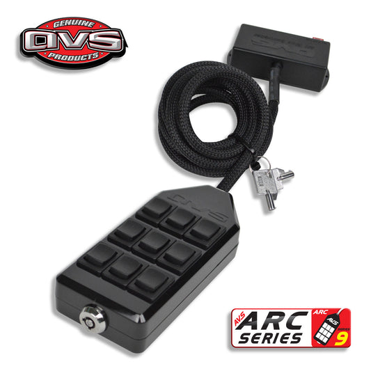 AVS BLACK 9-SWITCH SERIES (ROCKER) - FREE SHIPPING