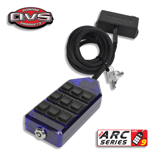 AVS BLUE 9-SWITCH SERIES (ROCKER) - FREE SHIPPING