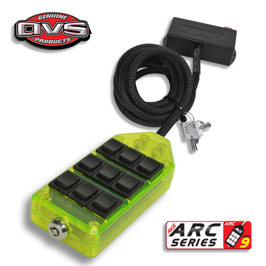 AVS GREEN 9-SWITCH SERIES (ROCKER) - FREE SHIPPING