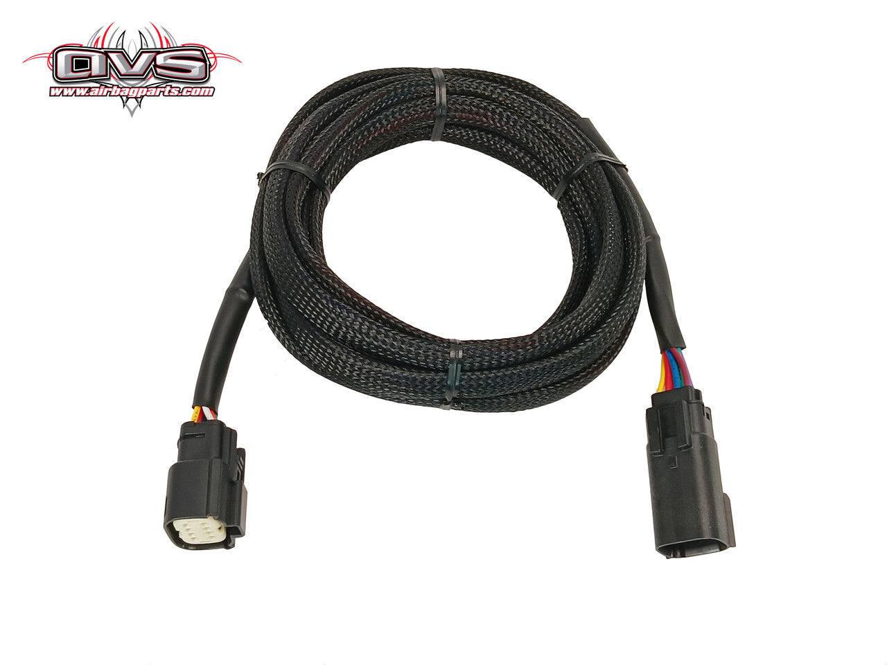 AVS VALVE WIRING HARNESS - 3-FT OR 6-FT - SLAM SPECIALTIES SV-8C VALVE TO ACCUAIR ELEVEL OR SWITCH SPEED