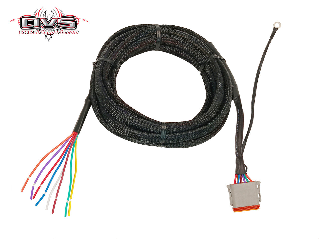AVS VALVE WIRING HARNESS 10', 15', 20' - ACCUAIR VU4 VALVE TO STRIPPED ...